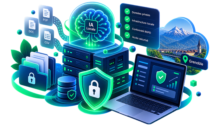 Sécuriser les Données de son Entreprise avec une IA Locale — Guide pour PME Grenobloises